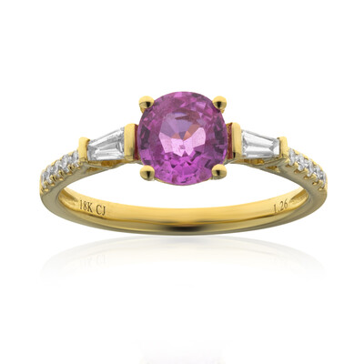 18K Pink Sapphire Gold Ring (CIRARI)