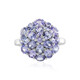 Tanzanite Silver Ring