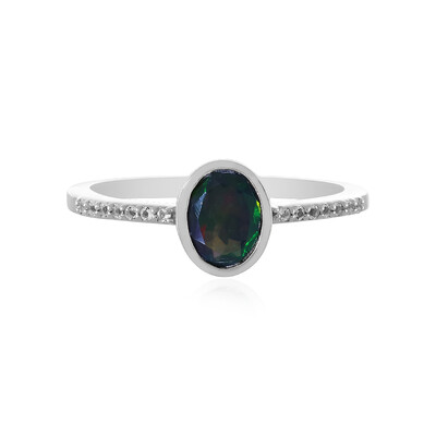 Mezezo Opal Silver Ring