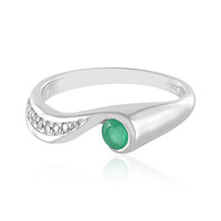 Ethiopian Emerald Silver Ring