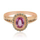 9K Pink Sapphire Gold Ring (Annette)