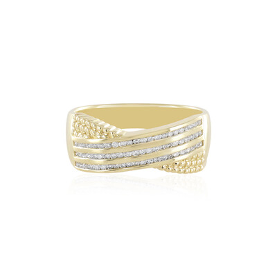 9K SI2 (H) Diamond Gold Ring (de Melo)