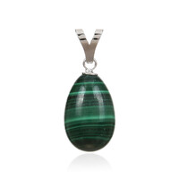 Malachite Silver Pendant