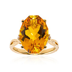 14K Citrine Gold Ring (Smithsonian)