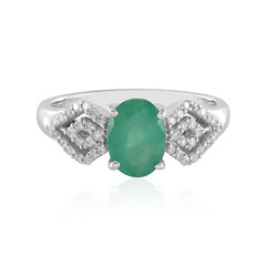 14K Brazilian Emerald Gold Ring (AMAYANI)