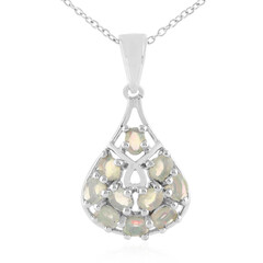 Welo Opal Silver Necklace