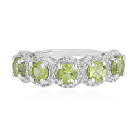 Peridot Silver Ring