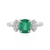 18K AAA Zambian Emerald Gold Ring (de Melo)