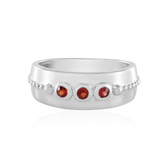 Tanzanian Ruby Silver Ring