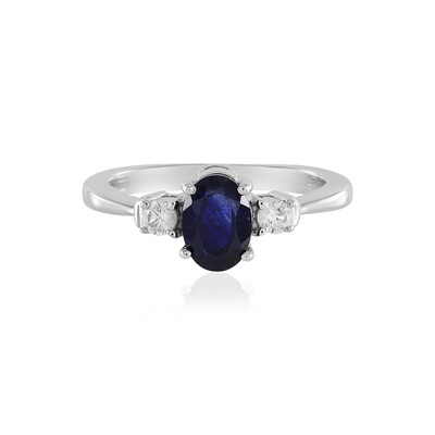 Madagascar Blue Sapphire Silver Ring