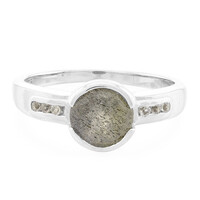 Romanian Spectrolite Silver Ring