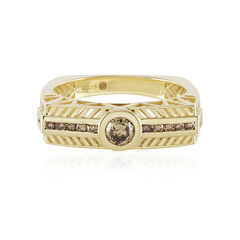 9K I2 Champagne Diamond Gold Ring (Ornaments by de Melo)