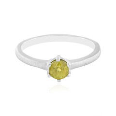 Sphene Silver Ring