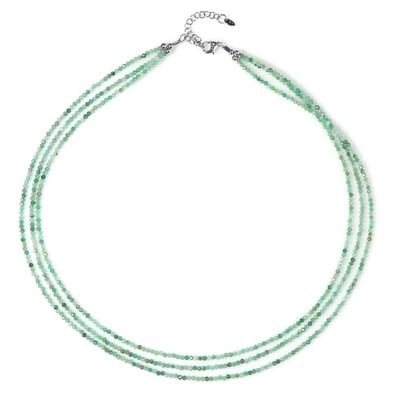 Socoto Emerald Silver Necklace