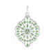 Tsavorite Silver Pendant