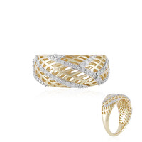 9K I1 (I) Diamond Gold Ring (Ornaments by de Melo)