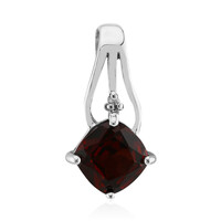 Mozambique Garnet Silver Pendant