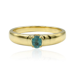 18K Grandidierite Gold Ring (AMAYANI)