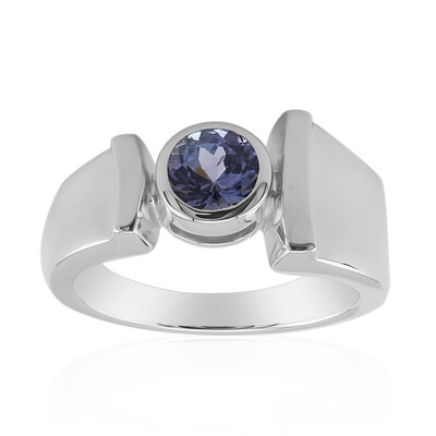 Unheated Tanzanite Silver Ring (Pallanova)