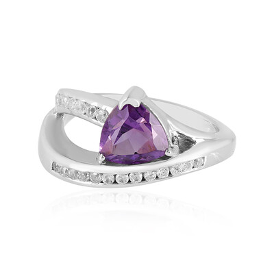 Uruguayan Amethyst Silver Ring