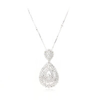 18K SI2 (H) Diamond Gold Necklace (CIRARI)