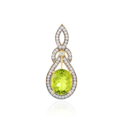 Arizona Peridot Silver Pendant