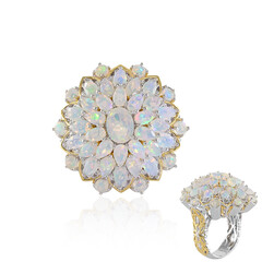 Welo Opal Silver Ring (Gems en Vogue)