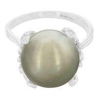 10K Tahitian Pearl Gold Ring