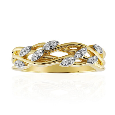 9K SI1 (G) Diamond Gold Ring (Annette)