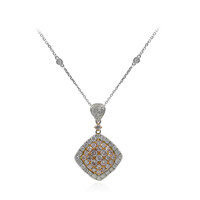 14K I1 Pink Diamond Gold Necklace (CIRARI)