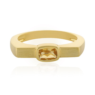 Citrine Silver Ring (MONOSONO COLLECTION)