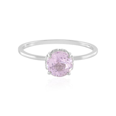 AAA Kunzite Platinum Ring