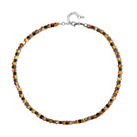 Citrine Silver Necklace (Riya)