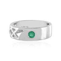 Colombian Emerald Silver Ring (de Melo)