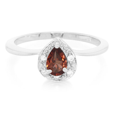 Malaya Garnet Silver Ring