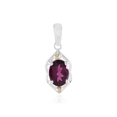 Rhodolite Silver Pendant (Granulieren)