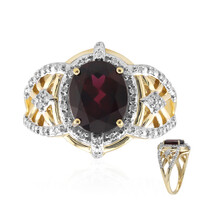 9K RIFT VALLEY RHODOLITE Gold Ring (Rifkind 1894 Collection)