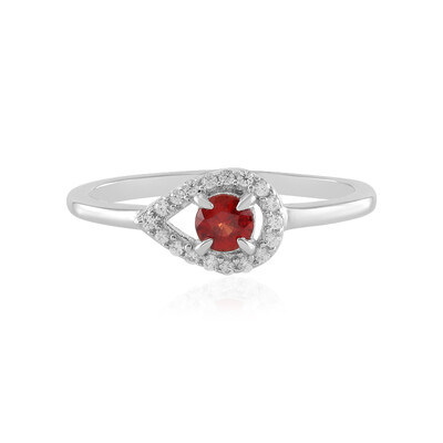 Tanzanian Ruby Silver Ring