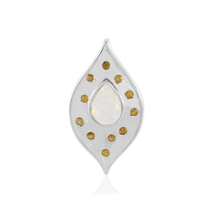 Welo Opal Silver Pendant(Adela Silber)