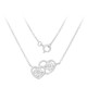 PK (H) Diamond Silver Necklace