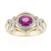 18K Pink Sapphire Gold Ring (Rifkind 1894 Collection)