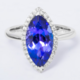 18K AAA Tanzanite Gold Ring (CIRARI)