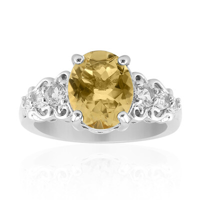 Citrine Silver Ring