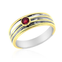 Ruby Silver Ring