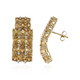 14K Champagne Zircon Gold Earrings (de Melo)