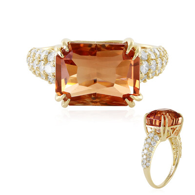 14K Oregon Sunstone Gold Ring (AMAYANI)