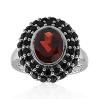 Mozambique Garnet Silver Ring