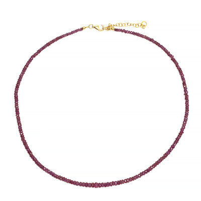 Madagascar Ruby Silver Necklace