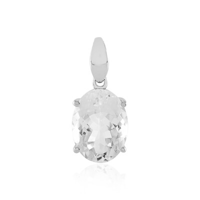 White Quartz Silver Pendant