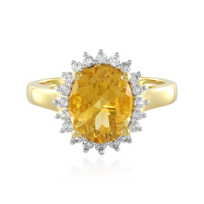 Citrine Silver Ring